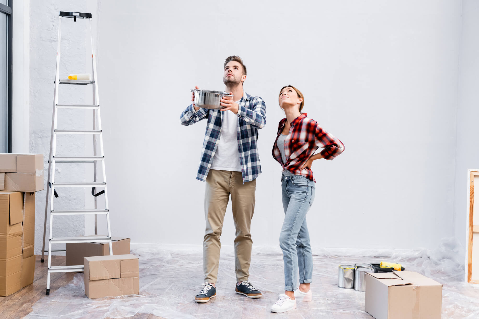 Couple-in-apartment-need-Leak-Repair-in-Seattle