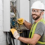 man doing knob and tube replacement in seattle