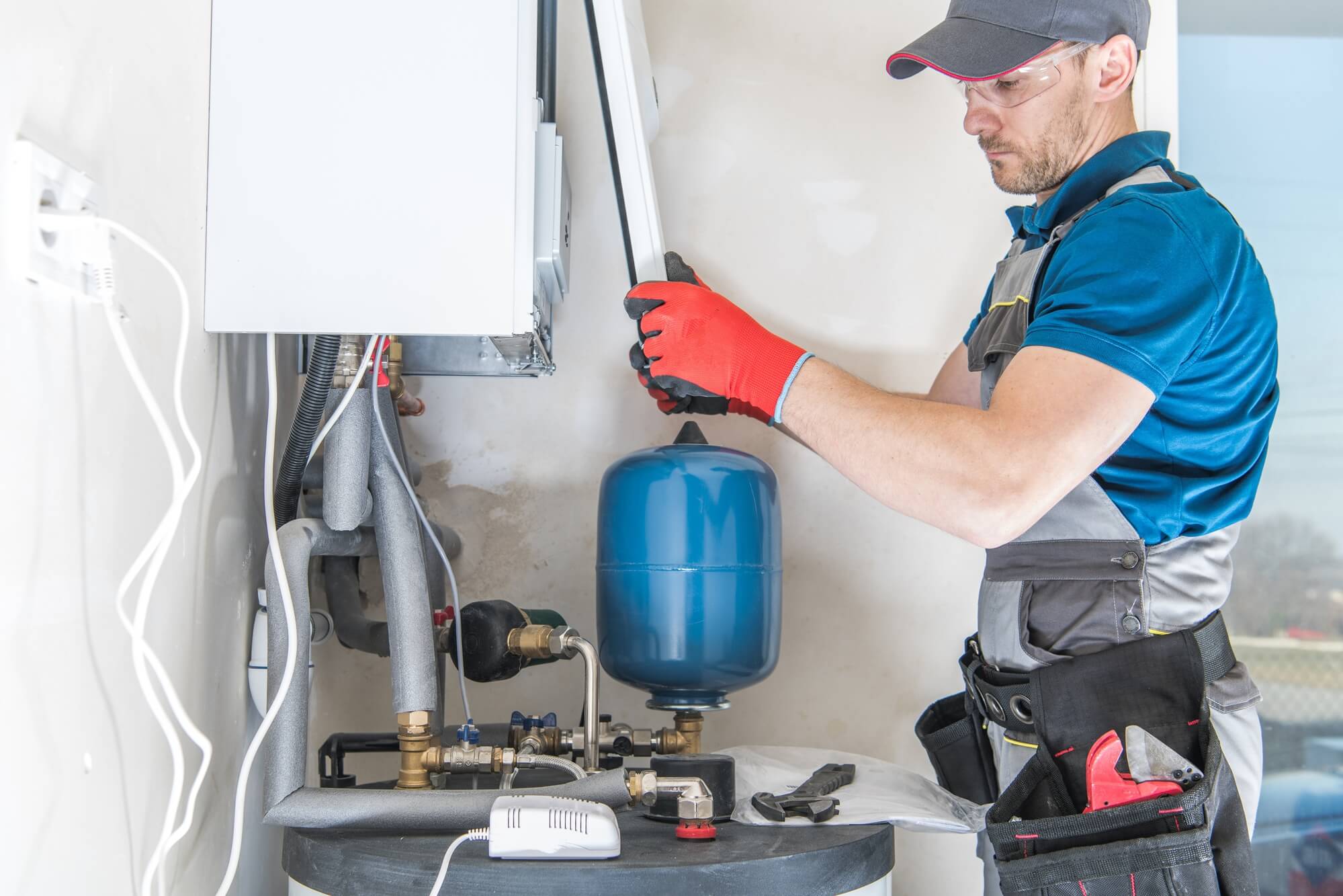 man working on Furnace Repair in Seattle