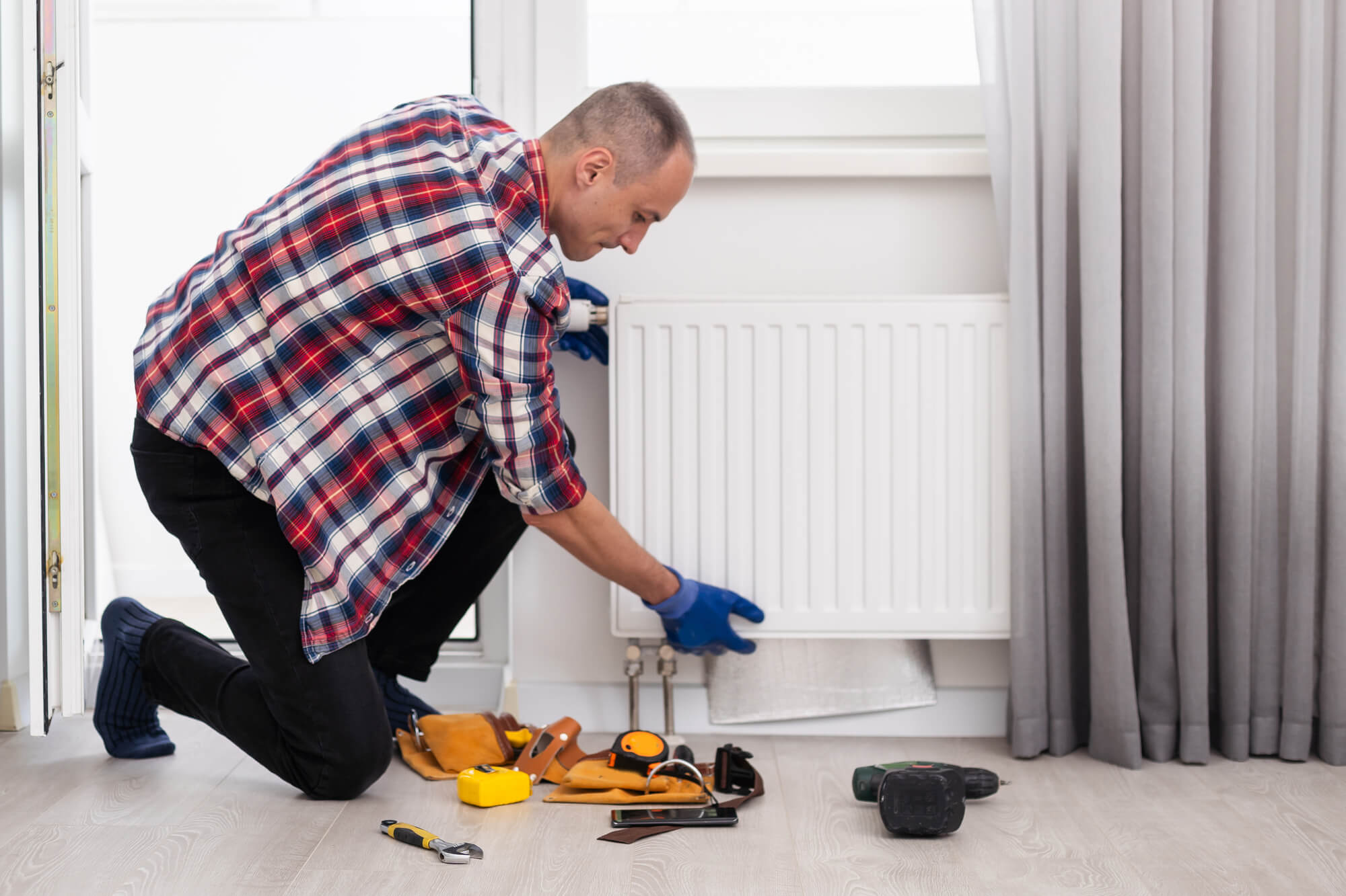 technician working on Heating Repair Seattle