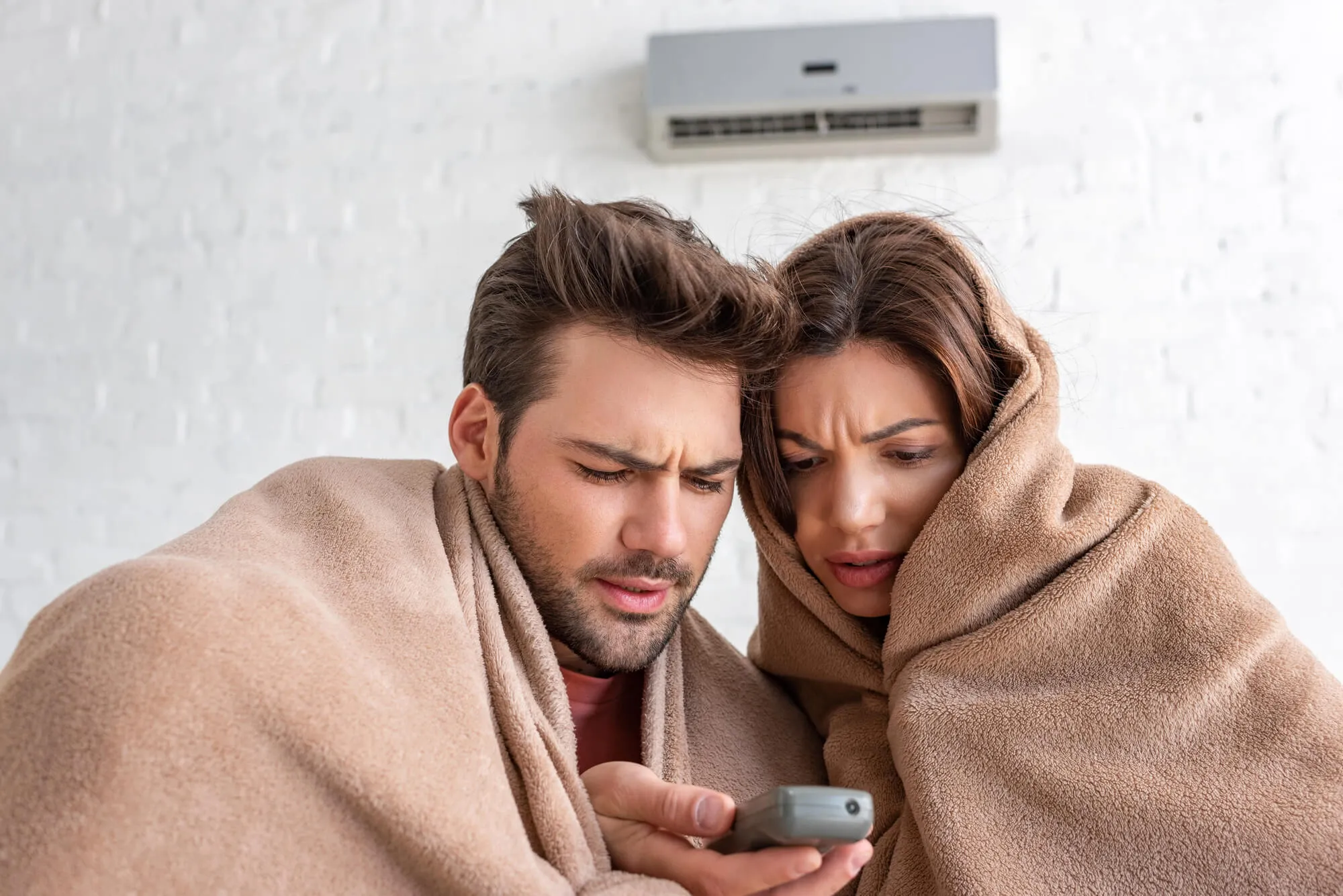 couple-having-problems-with-HVAC-King-County