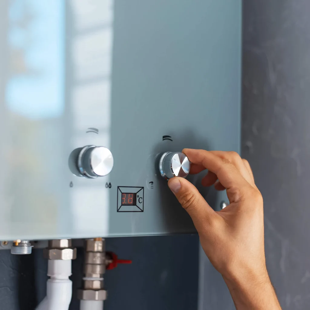 Electrician Seattle inspecting panel