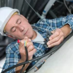 electrician-working-on-Knob-and-Tube-replacement-seattle-1
